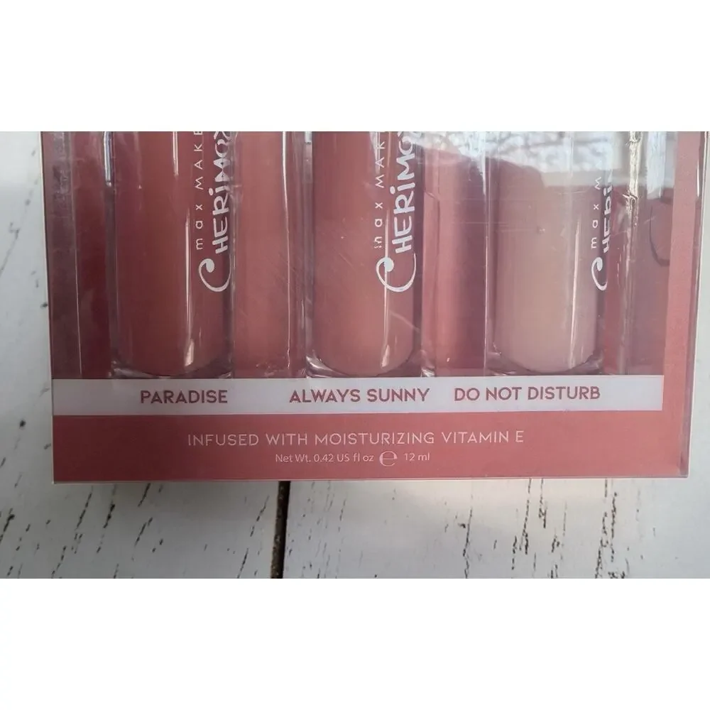 Cherimoya Jelly Gloss Trio Lip Gloss Paradise Always Sunny Do Not Disturb New